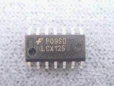 74LCX125M Low Voltage Quad Buffer with 5V Tolerant Inputs and Outputs<br/> Package: SOIC<br/> No of Pins: 14<br/> Container: Rail