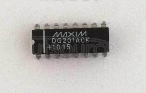 DG201ACK 4 Circuit IC Switch 1:1 175 Ohm 16-CERDIP