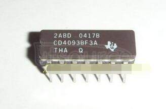 CD4093BF3A Quadruple Operational Amplifier 14-TSSOP -40 to 125