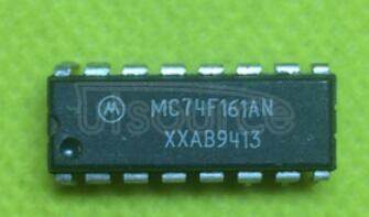 74F161AN Synchronous Presettable 4-Bit Binary Counter Asynchronous Reset<br/> Package: DIP<br/> No of Pins: 16<br/> Container: Rail