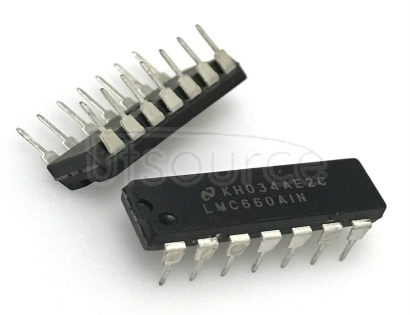 LMC660AIN CMOS Quad Operational Amplifier