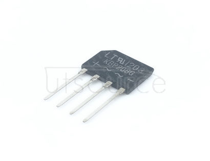 KBP208G SIL PCB Mounting, KBP series
Diodes Inc KBP series bridge rectifiers in SIL PCB Mounting package
High Case Dielectric Strength of 1500V RMS
Low Reverse Leakage Current
Ideal for Printed Circuit Board (PCB)
Approvals
UL, E94661