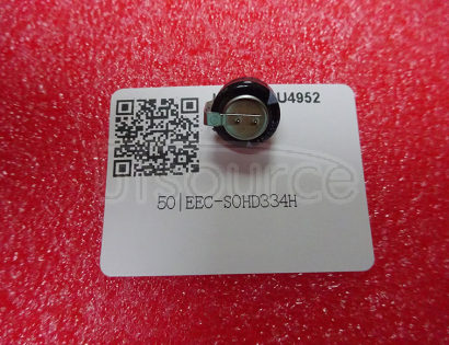 EEC-S0HD334H Cap Supercap 0.33F 5.5V -20% to 80% Radial Cylindrical 10mm 1000h 70C Bulk