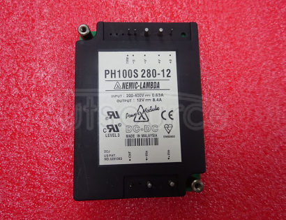 PH100S280-12 Simple function, 50 to 600W DC-DC converters