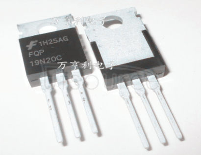 FQP19N20C QFET? N-Channel MOSFET, 11A to 30A, Fairchild Semiconductor
Fairchild Semiconductor’s new QFET? planar MOSFETs use advanced, proprietary technology to offer best-in-class operating performance for a wide range of applications, including power supplies, PFC (Power Factor Correction), DC-DC Converters, Plasma Display Panels (PDP), lighting ballasts, and motion control.
They offer reduced on-state loss by lowering on-resistance (RDS(on)), and reduced switching loss by lowering gate charge (Qg) and output capacitance (Coss). By using advanced QFET? process technology, Fairchild can offer an improved figure of merit (FOM) over competing planar MOSFET devices.