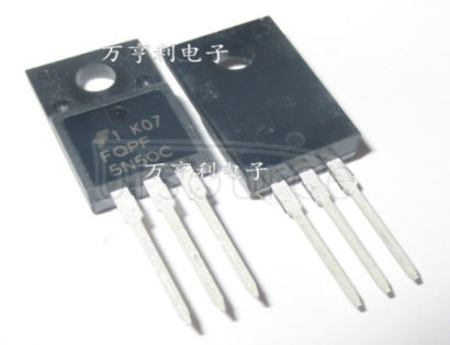 FQPF5N50C Trans MOSFET N-CH 500V 5A 3-Pin(3+Tab) TO-220F Rail