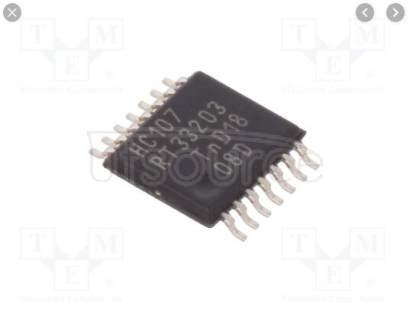 74HC107PW IC HC/UH SERIES, DUAL NEGATIVE EDGE TRIGGERED J-K FLIP-FLOP, COMPLEMENTARY OUTPUT, PDSO14, PLASTIC, TSSOP-14, FF/Latch