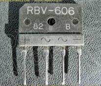 RBV606 SILICON   BRIDGE   RECTIFIERS