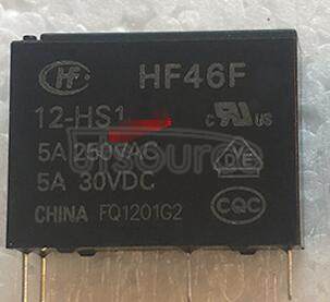 HF46F-G-12-H1T 12V 7A 4PINS 
