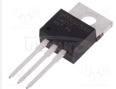 LM317HVT/NOPB LM117/LM317 Adjustable Voltage Regulators
The Texas Instruments LM117/LM317 series of adjustable three-terminal positive voltage regulators are available with current ratings of 0.1, 0.5 and 1.5A. Output voltage range is from 1.25 V to 37 V and is set by two external resistors. These robust and reliable devices incorporate current limiting, thermal overload protection, and safe operating area protection.
Output Voltage Range: 1.2 V to 37 V
Output Current: 1.5 A (LM317), 0.5 A (LM317M), 0.1 A (LM317L)
Typical line regulation: 0.01%
Typical load regulation: 0.1%