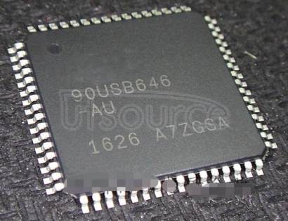 AT90USB646-AU 8-bit   Atmel   Microcontroller   with   64/128Kbytes  of  ISP   Flash   and   USB   Controller