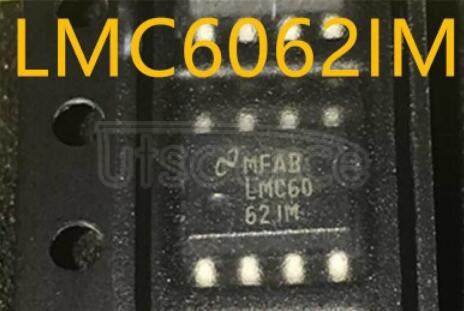 LMC6062IM Precision CMOS Dual Micropower Operational Amplifier