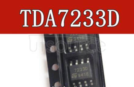 TDA7233D013TR AMP  AUDIO  PWR 1.9W MONO  8SOIC