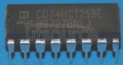 CD74HCT258E QUADRUPLE 2-LINE TO 1-LINE SELECTORS/MULTIPLEXERS WITH 3-STATE OUTPUTS