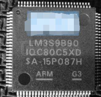 LM3S9B92-IQC80-C5T ARM? Cortex?-M3 Stellaris? ARM? Cortex?-M3S 9000 Microcontroller IC 32-Bit 80MHz 256KB (256K x 8) FLASH 100-LQFP (14x14)