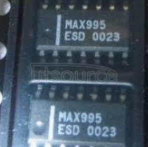 MAX995ESD High-Speed, Micropower, Low-Voltage, SOT23, Rail-to-Rail I/O Comparators