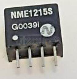 NME1215S DC-DC Converter<br/> Supply Voltage:12V<br/> Output Voltage:15V<br/> Number of Outputs:1<br/> Power Rating:1W<br/> Mounting Type:PC Board<br/> Leaded Process Compatible:No<br/> Peak Reflow Compatible 260 C:No
