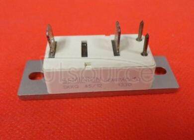 SKKQ45/12 Silicon Controlled Rectifier, 32A I(T)RMS, 32000mA I(T), 1200V V(DRM), 1200V V(RRM), 2 Element, CERAMIC, CASE A41, SEMIPACK-4