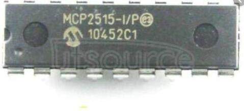 MCP2515-I/P 1   2 .... 84                                                       :Microchip<br/>: IC<br/>RoHS:<br/>:Controller Area Network (CAN)<br/>:1<br/>:1 Mbps<br/>:5.5 V<br/>:2.7 V<br/>:10 mA<br/>:+ 85 C<br/>:Through Hole<br/> / :PDIP-18<br/>:Tube<br/>:- 40 C<br/>:3.3 V, 5 V<br/>Standard Pack Qty:2