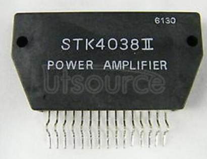 STK4038 AF Power Amplifier (Split Power Supply) (60 W min, THD = 0.4%)