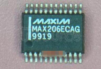 MAX206ECAG+ IC TRANSCEIVER FULL 4/3 24SSOP MAX206ECAG+ IC TRANSCEIVER FULL 4/3 24SSOP