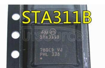 STA311BTR Audio Fully Integrated Processor 8 Channel 56-VFQFPN (8x8)