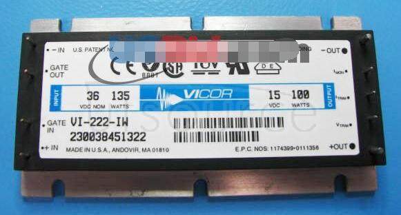 VI-222-IW DC DC CONVERTER 15V 100W