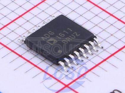 ADG1611BRUZ-REEL 4 Circuit IC Switch 1:1 1.1 Ohm 16-TSSOP