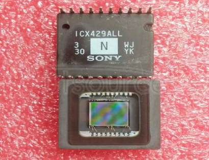 ICX429ALL Diagonal  8mm (Type 1/2) CCD  Image   Sensor  for CCIR B/W  Video   Cameras