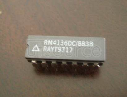 RM4136DC/883 Voltage-Feedback Operational Amplifier