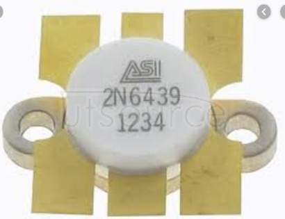 2N6439 60 W, 225 to 400 MHz CONTROLLED “Q” BROADBAND RF POWER TRANSISTOR NPN SILICON