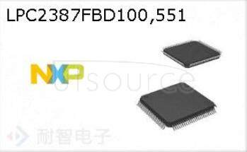 LPC2387FBD100,551 Single-chip 16-bit/32-bit microcontrollers<br/> 512 kB flash with ISP/IAP, Ethernet, USB 2.0, CAN, and 10-bit ADC/DAC<br/> Package: SOT407-1 LQFP100<br/> Container: Tray Dry Pack, Bakeable, Single