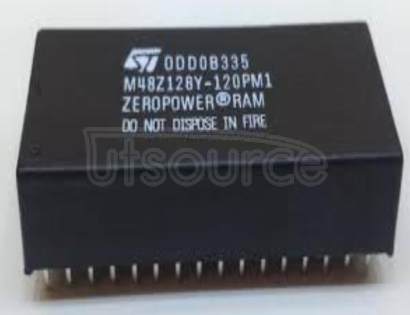 M48Z128Y-120PM1 5.0 V, 1 MBit (128 kBit x 8) ZEROPOWER SRAM
