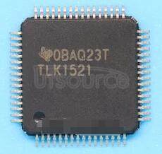 TLK1521IPAP 500 Mbps to 1.3 Gbps 18 bit Transceiver 64-HTQFP -40 to 85