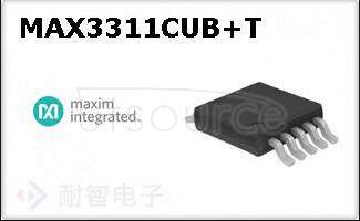 MAX3311CUB Dual LVDS Receiver with -4 to 5V Common-mode Range 8-SOIC -40 to 85