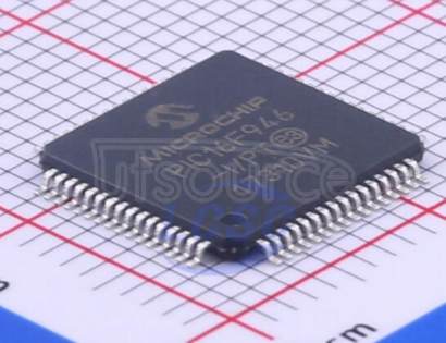 PIC16F946-I/PT 64 Pin, 14 KB Std Flash, 352 RAM, -40C to +85C, 64-TQFP, TRAY