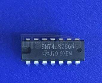 SN74LS266N QUADRUPLE 2-INPUT EXCLUSIVE-NOR GATES WITH OPEN-COLLECTOR OUTPUTS