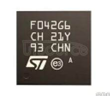 STM32F042G6U6 ARM? Cortex?-M0 STM32F0 Microcontroller IC 32-Bit 48MHz 32KB (32K x 8) FLASH 28-UFQFPN (4x4)