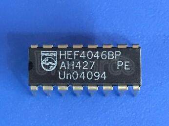 HEF4046BP,652 Phase-locked loop - Description: Phase-Locked-Loop with VCO ; Fmax: 2.7 @ 15 V MHz; Logic switching levels: CMOS ; Number of pins: 16 ; Output drive capability: +/- 2.4 mA ; Power dissipation considerations: Low Power or Automotive Applications ; Voltage: 4.5-15.5 V; Package: SOT38-4 DIP16; Container: Bulk Pack, CECC
