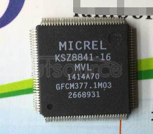KSZ8841-16MVL 2-Port Ethernet Switch with Non-PCI Interface