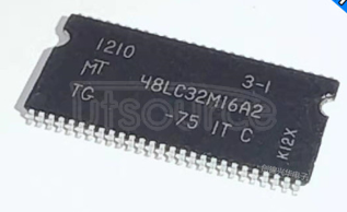 MT48LC32M16A2TG-75 Synchronous DRAM, 32MX16, 5.4ns, CMOS, PDSO54, 0.400 INCH, PLASTIC, TSOP2-54