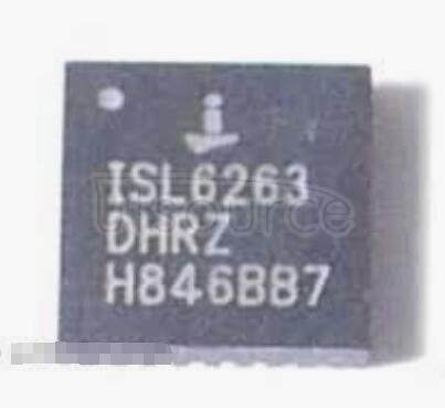 ISL6263DHRZ 5-Bit   VID   Single-Phase   Voltage   Regulator   for   IMVP-6+   Santa   Rosa   GPU   Core