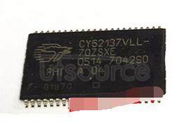 CY62137VLL-70ZSXE SRAM - Asynchronous Memory IC 2Mb (128K x 16) Parallel 70ns 44-TSOP II
