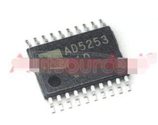 AD5253BRUZ10 Quad   64-/256-Position   I2C   Nonvolatile   Memory   Digital   Potentiometers