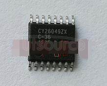 CY26049ZXC-36 CLOCK  GEN 3.3V  16-TSSOP
