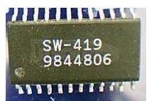 SW-419 GaAs SP4T Terminated Switch DC - 2 GHz