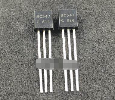 BC547CTA NPN Epitaxial Silicon Transistor; Package: TO-92; No of Pins: 3; Container: Ammo