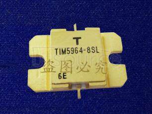 TIM5964-8SL TIM5964 - TRANSISTOR C BAND, GaAs, N-CHANNEL, RF POWER, MOSFET, HERMETIC SEALED, 2-11D1B, 2 PIN, FET RF Power