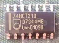 74HCT21D Dual 4-input AND Gate