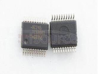 74HC245DB Octal buffer, line driver<br/> 3-state - Description: Octal Buffer/Line Driver<br/> Non-Inverting 3-State <br/> Logic switching levels: CMOS <br/> Number of pins: 20 <br/> Output drive capability: +/- 7.8 mA <br/> Power dissipation considerations: Low Power or Battery Applications <br/> Propagation delay: 9@5V ns<br/> Voltage: 2.0-6.0 V